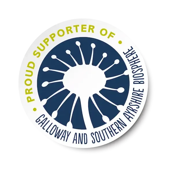 Galloway & Southern Ayrshire Biosphere Proud Supporter Badge